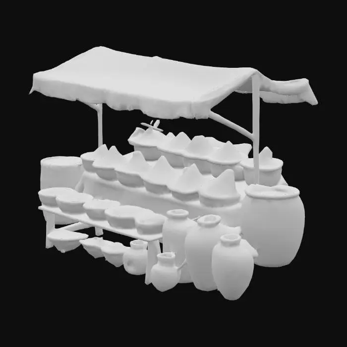 3D model for Spice Market Display