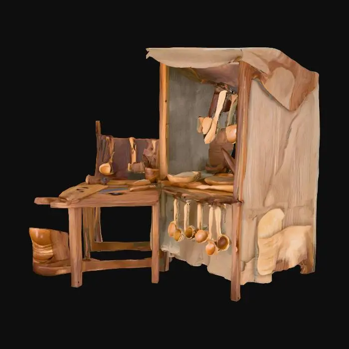 3D model for Wooden Spoon Display