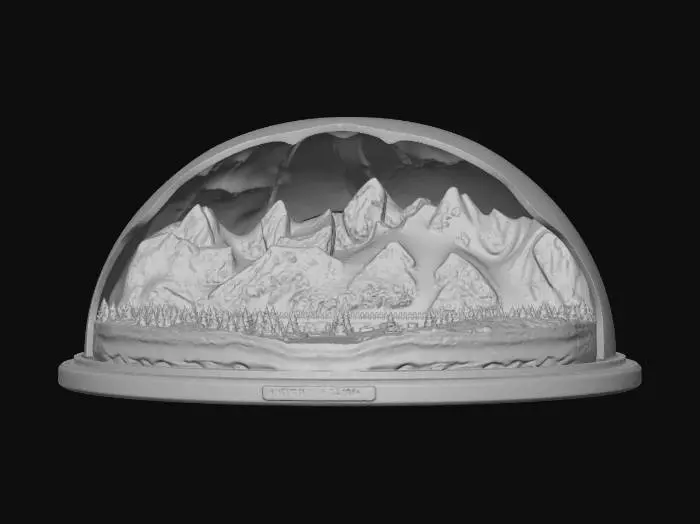 3D model for The Tetons - Jackson Hole