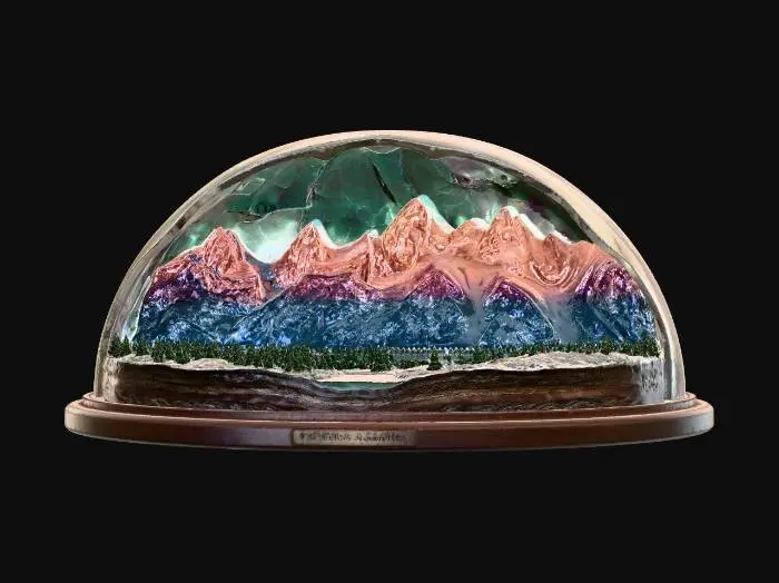 3D model for The Tetons - Jackson Hole