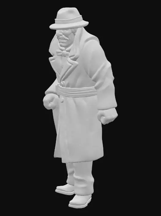 3D model for Gentleman with Cane