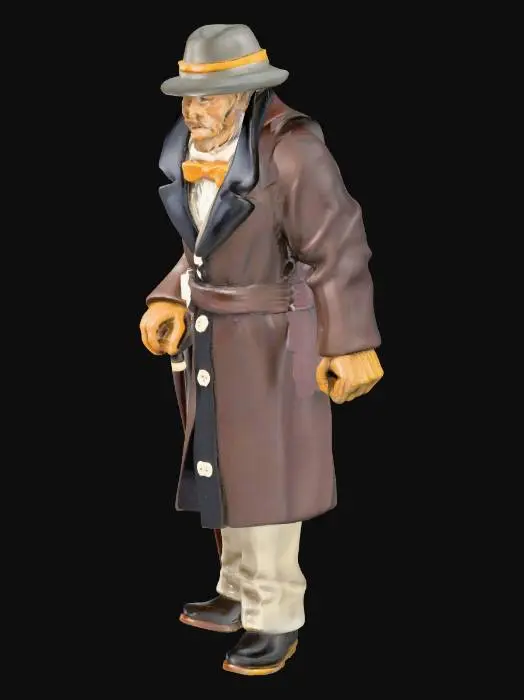 3D model for Gentleman with Cane