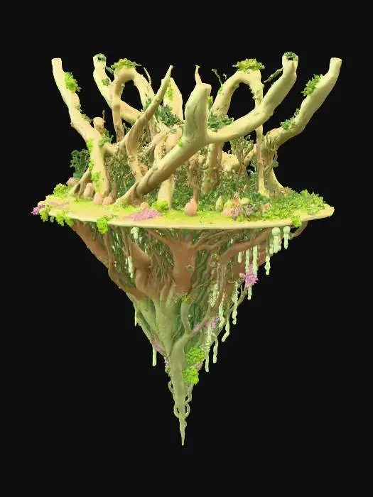 3D model for Veins of the Floating Forest