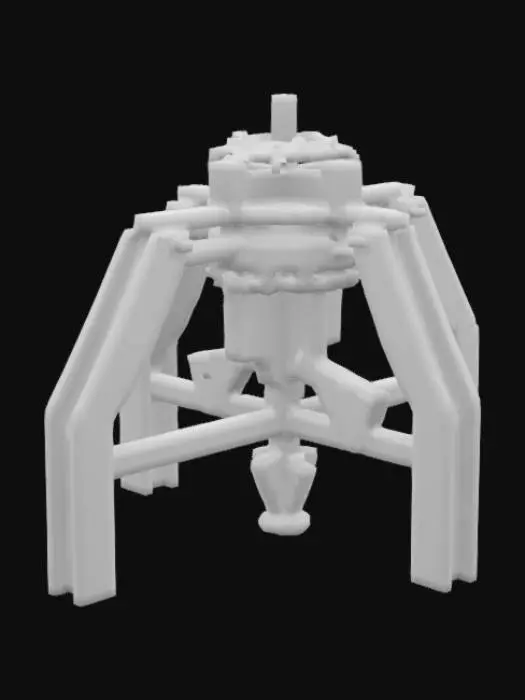 3D model for Steam Powered Ore Miner Drill