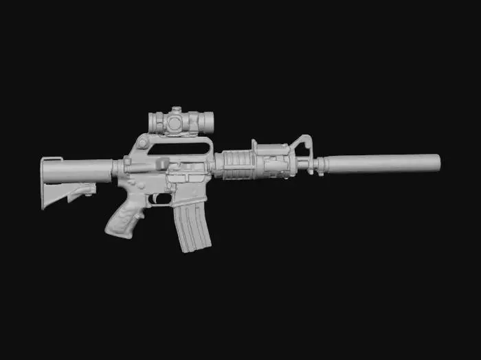 3D model for Tactical Rifle