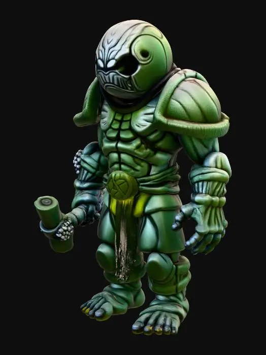 3D model for создай каменного голема маленького размера для игры дота 2