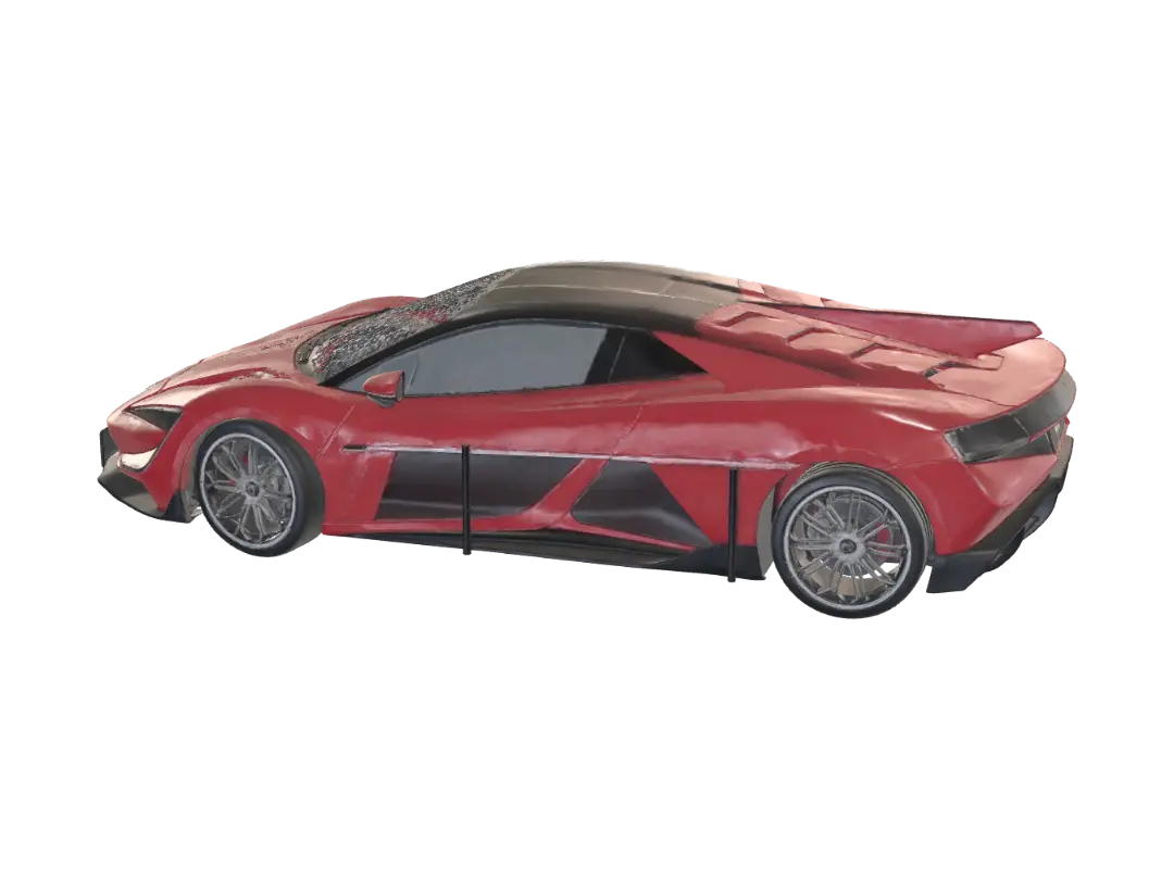 BYD U9 - Automobiles model 3D, wygenerowany przez AI