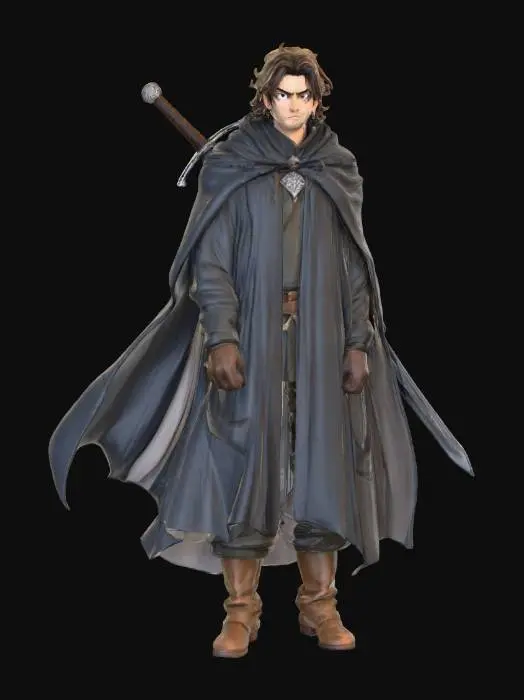 3D model for Wandering Swordsman