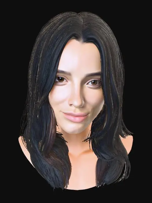 3D model for Portrait of Serenity