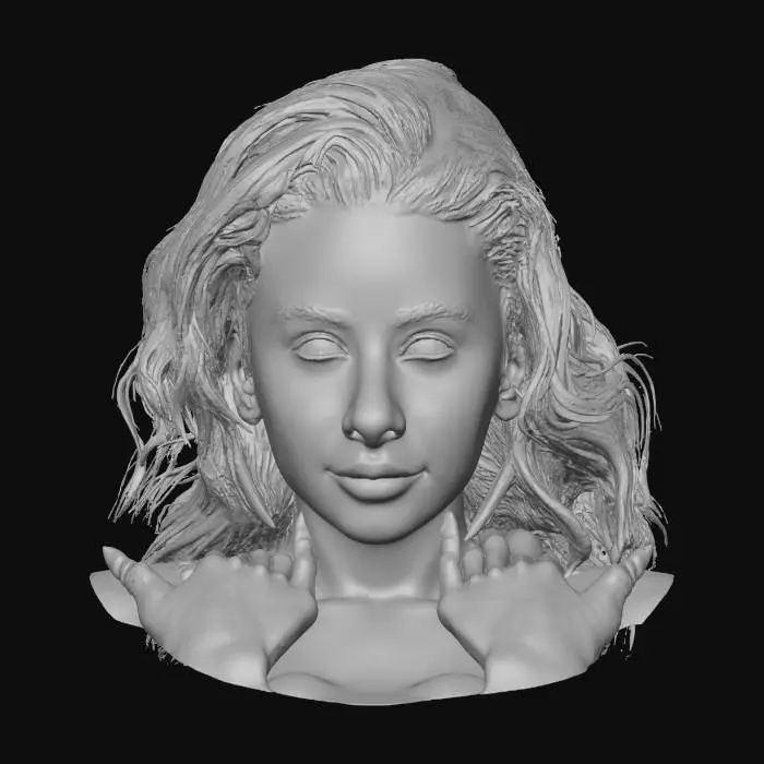 3D model for Portrait of Serenity