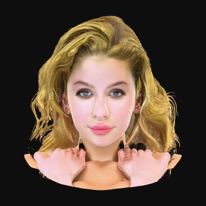 3D model for Portrait of Serenity