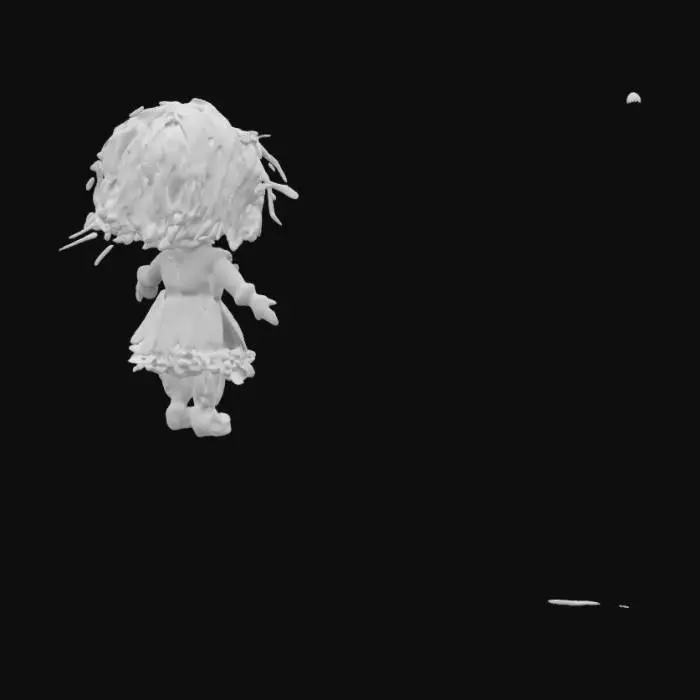 3D model for Creepy Doll at Midnight