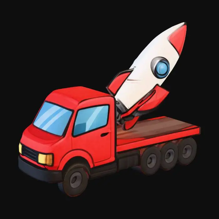 3D model for Rocket Hauler