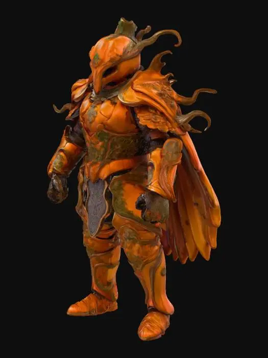 3D model for Pumpkin Warrior, #Halloween2025#