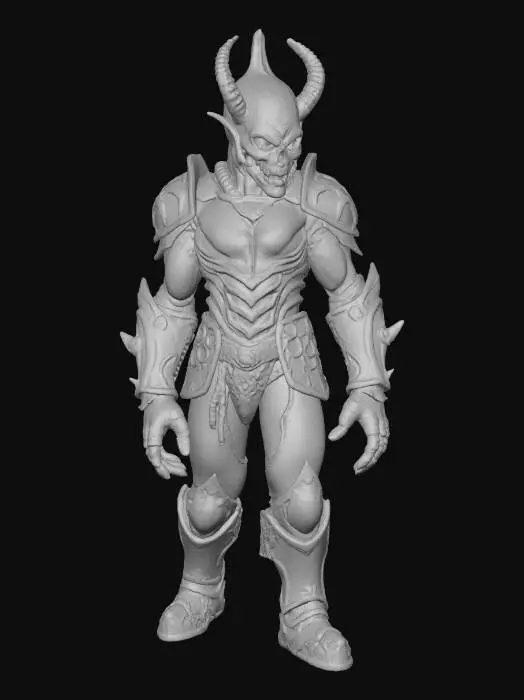 3D model for Infernal Harvest Guard, #Halloween2025#