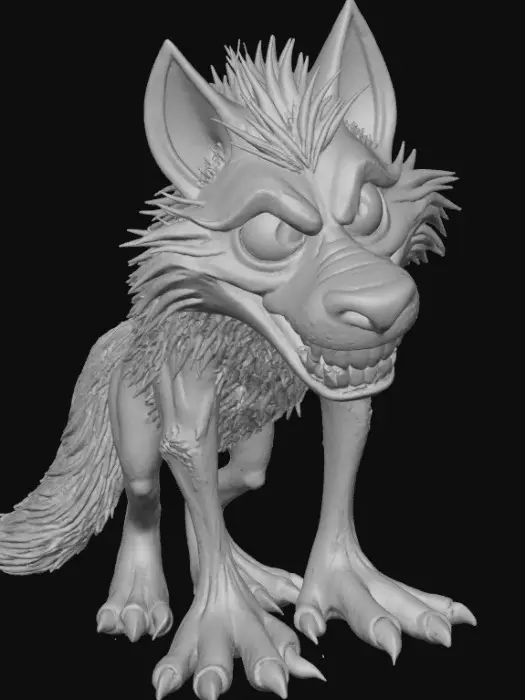 3D model for Mischievous Wolf, #Halloween2025#