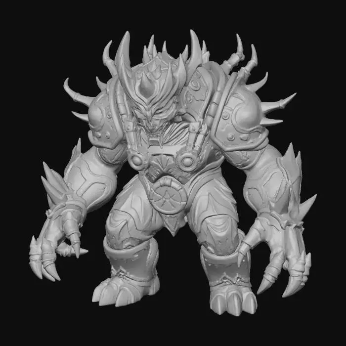 3D model for Nuclear Guardian, #Halloween2025#
