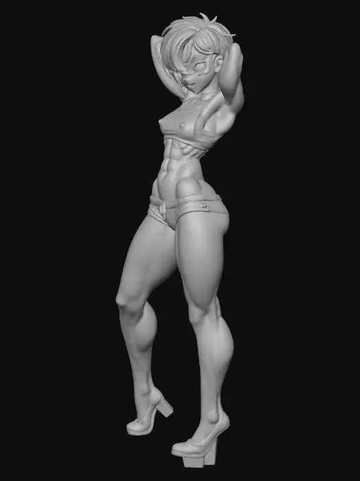 3D model for Radiant Athlete in the Locker Room