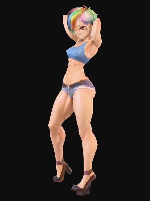 3D model for Radiant Athlete in the Locker Room