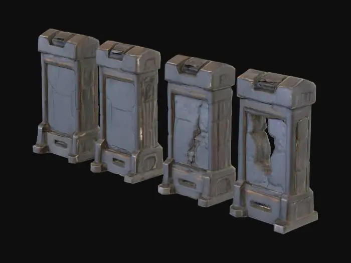 3D model for Decay Stages, #PBR#