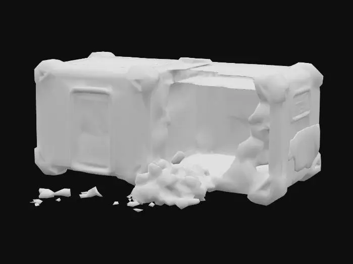 3D model for Fortress Breach, #PBR#