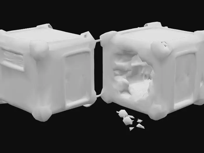 3D model for Fortress Breach, #PBR#