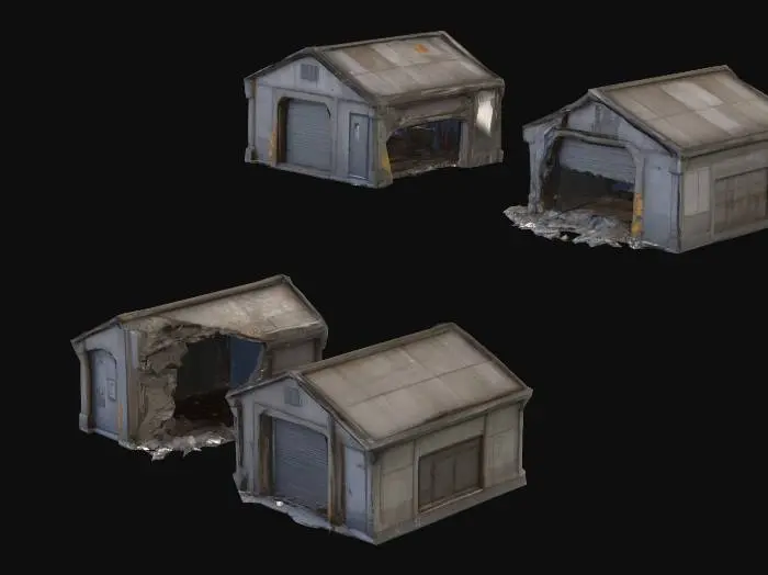 3D model for Warehouse Evolution, #PBR#