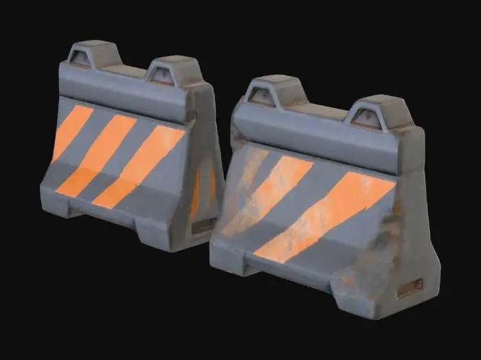 3D model for Weathered Barricades