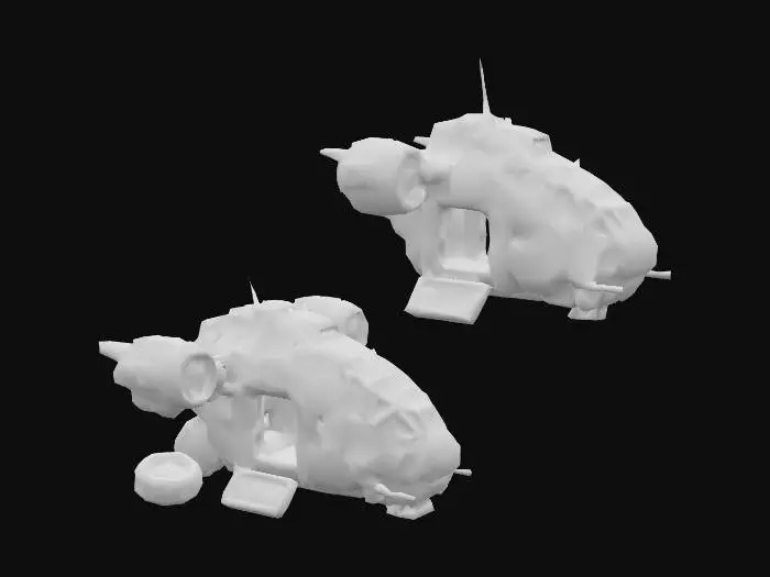 3D model for Desert Hovercraft Duo