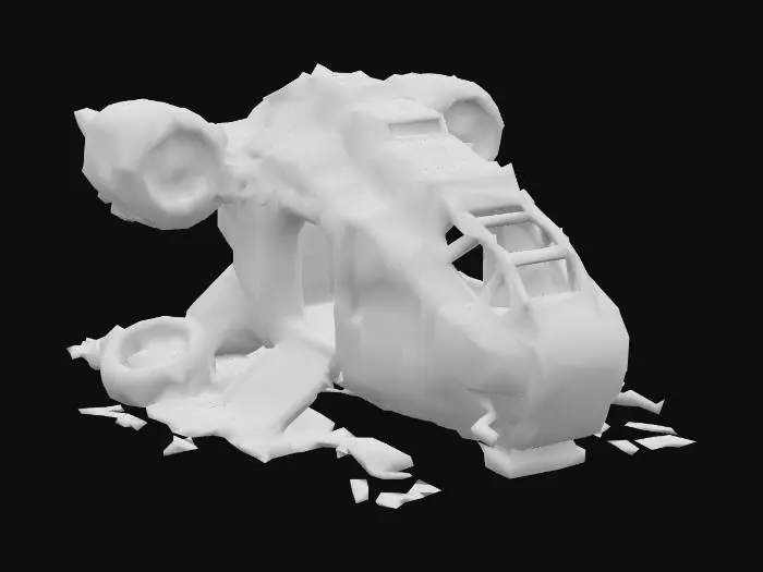 3D model for Desolate Crash Site