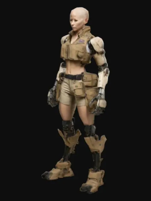 3D model for Cyborg Sentinel