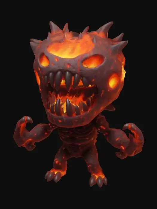 3D model for Chibi Inferno Fiend