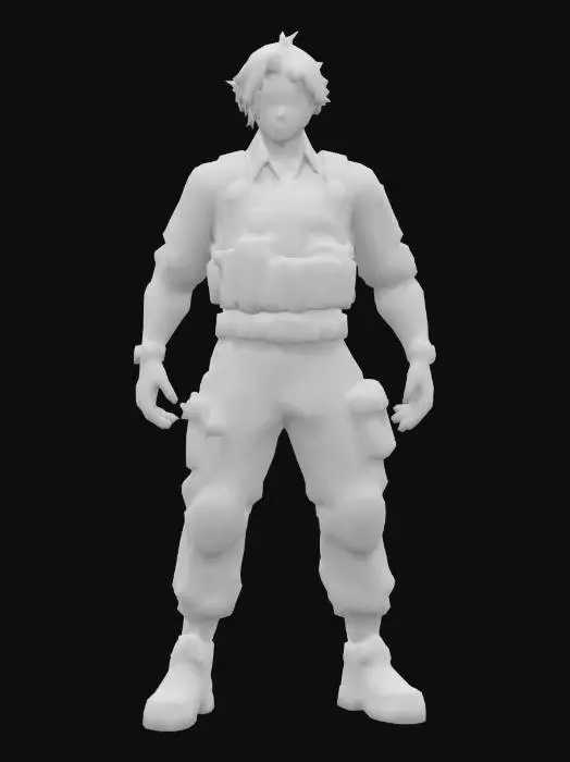 3D model for Soldier's Resolve