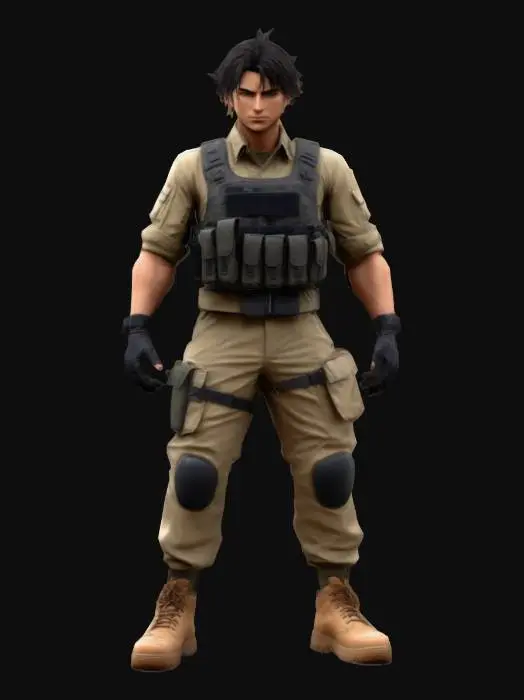 3D model for Soldier's Resolve