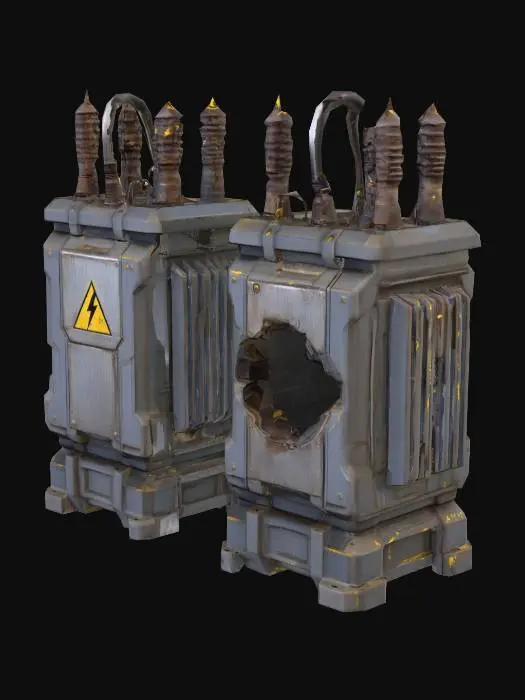 3D model for Electrified Relic, #PBR#