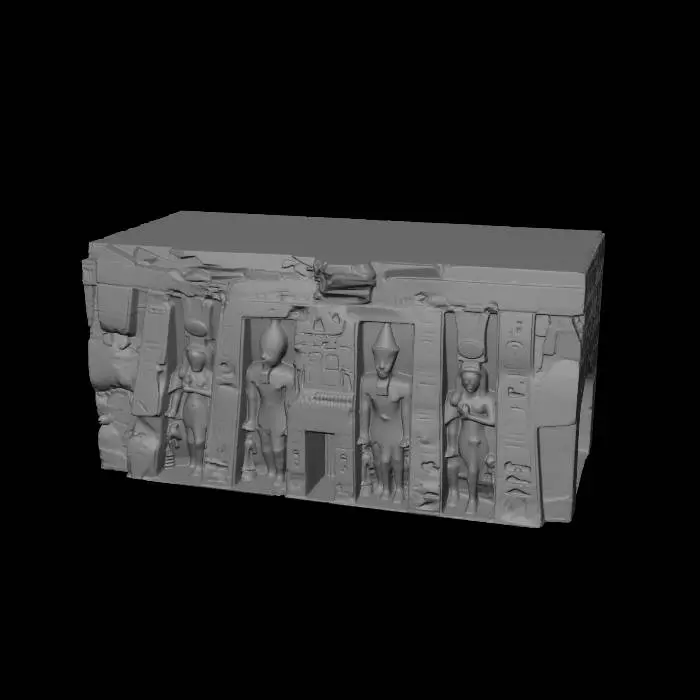 3D model for Abu Simbel little temple
