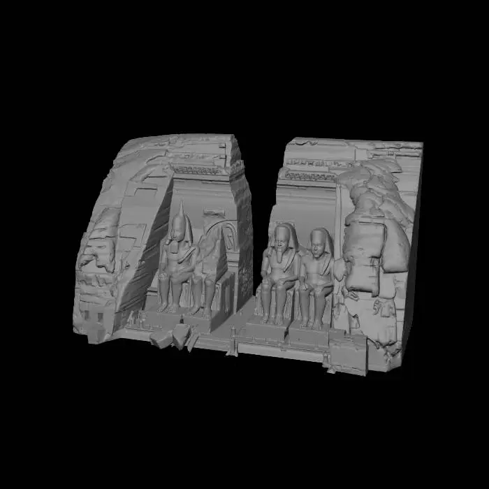 3D model for Ramesses II at Abu Simbel