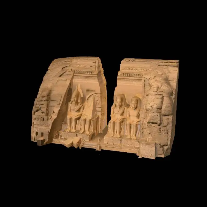 3D model for Ramesses II at Abu Simbel