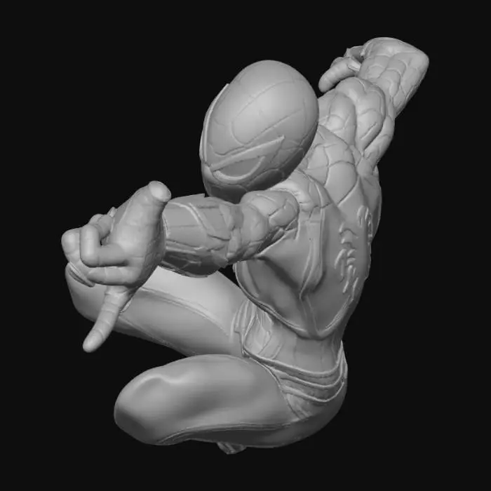 3D model for Web-Slinger in Action