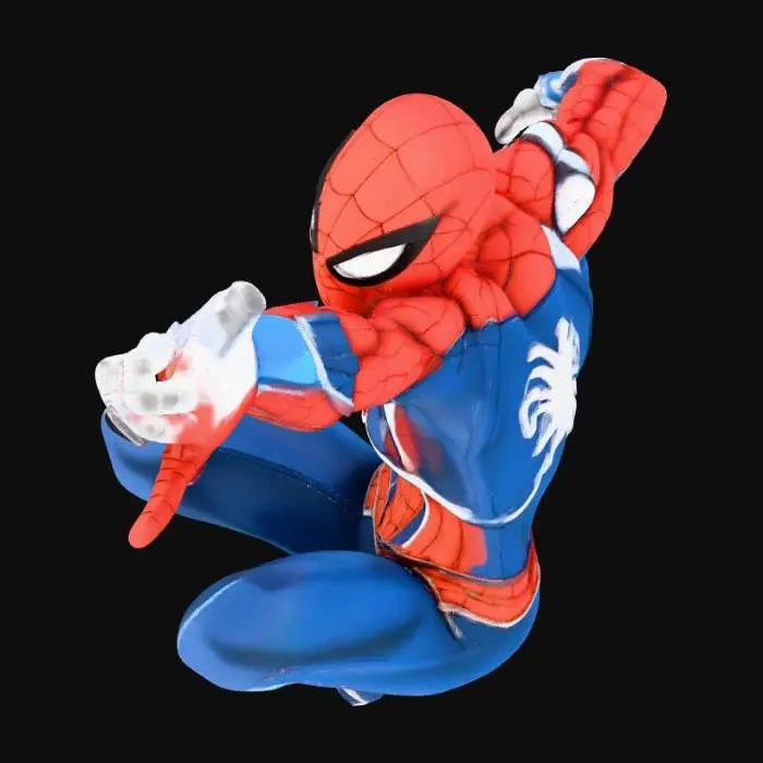 3D model for Web-Slinger in Action