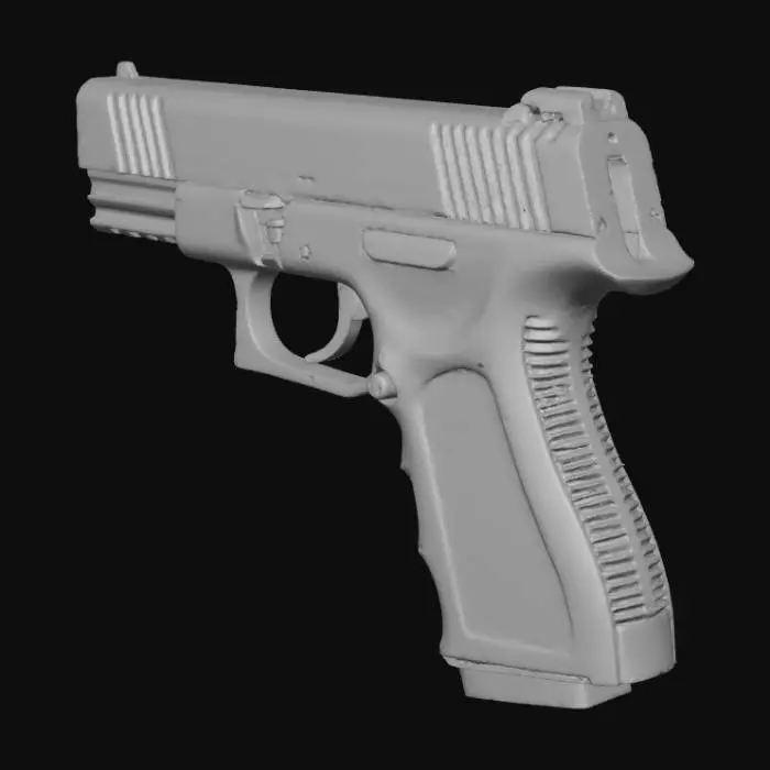 3D model for Handgun Silhouette