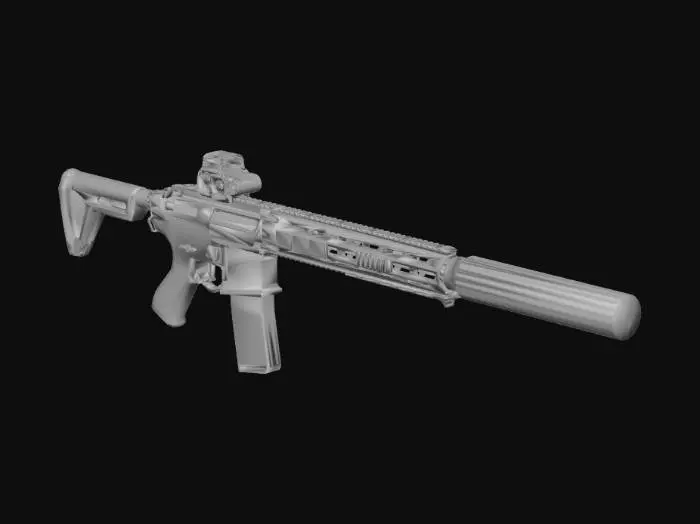 3D model for heavyrifle