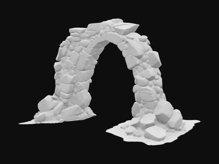 3D model for Stone Archway, #arch#