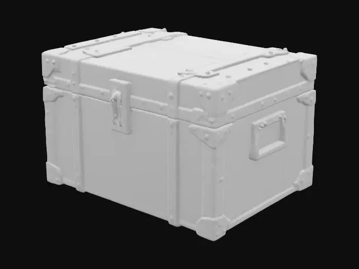 3D model for Antique Treasure Chest