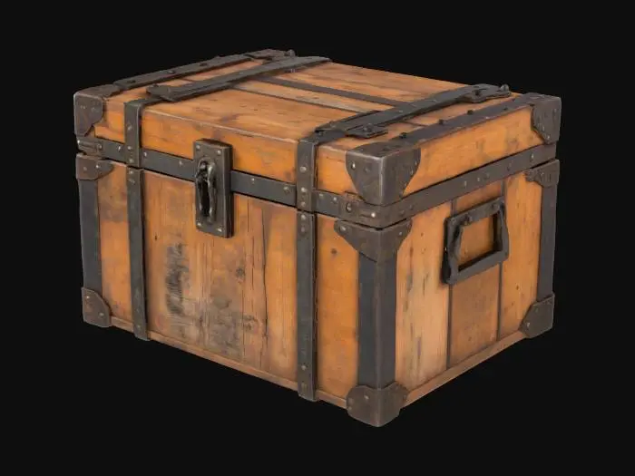 3D model for Antique Treasure Chest