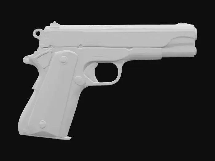 3D model for Engraved Colt Handgun