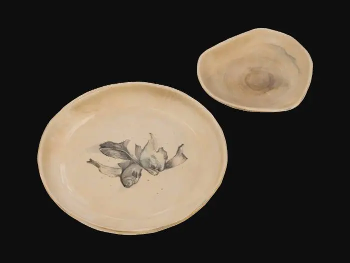3D model for Fish Pattern Plates