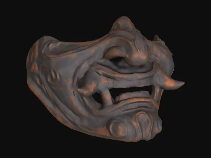 3D model for Oni Mask Sculpture