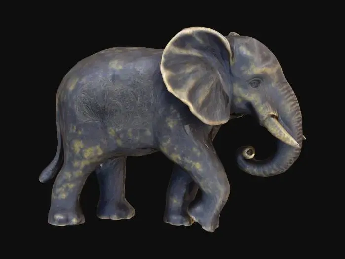 3D model for Elephant Sculpture