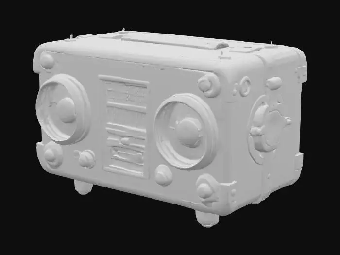 3D model for Retro BoomBox